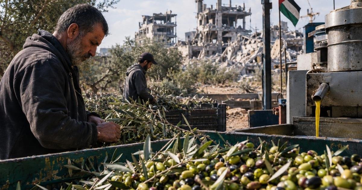 انهيار إنتاج الزيتون في غزة بنسبة 87.5% وتدمير البنية التحتية