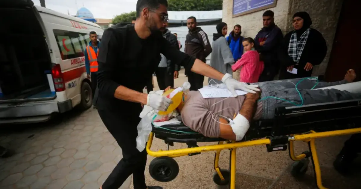 إصابة 4 مواطنين بقنبلة ألقتها مسيّرة على حي المحطة بخان يونس