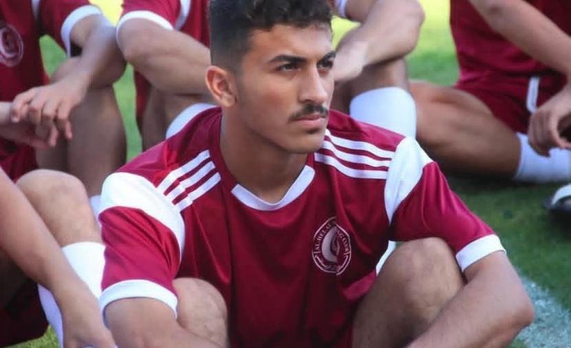 استشهاد اللاعب محمد خليفة في قصف إسرائيلي على منزله بالنصيرات