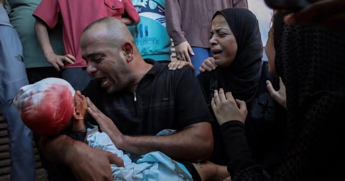 «راح الولد.. راح».. وداع الطفل تيم حمدان في دير البلح