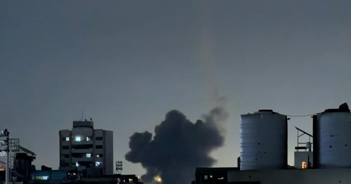 تفجير روبوت مفخخ شرق التفاح ونسف مبانٍ في خانيونس