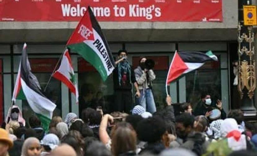 طلاب يخططون لمسيرة في لندن بذكرى السابع من أكتوبر